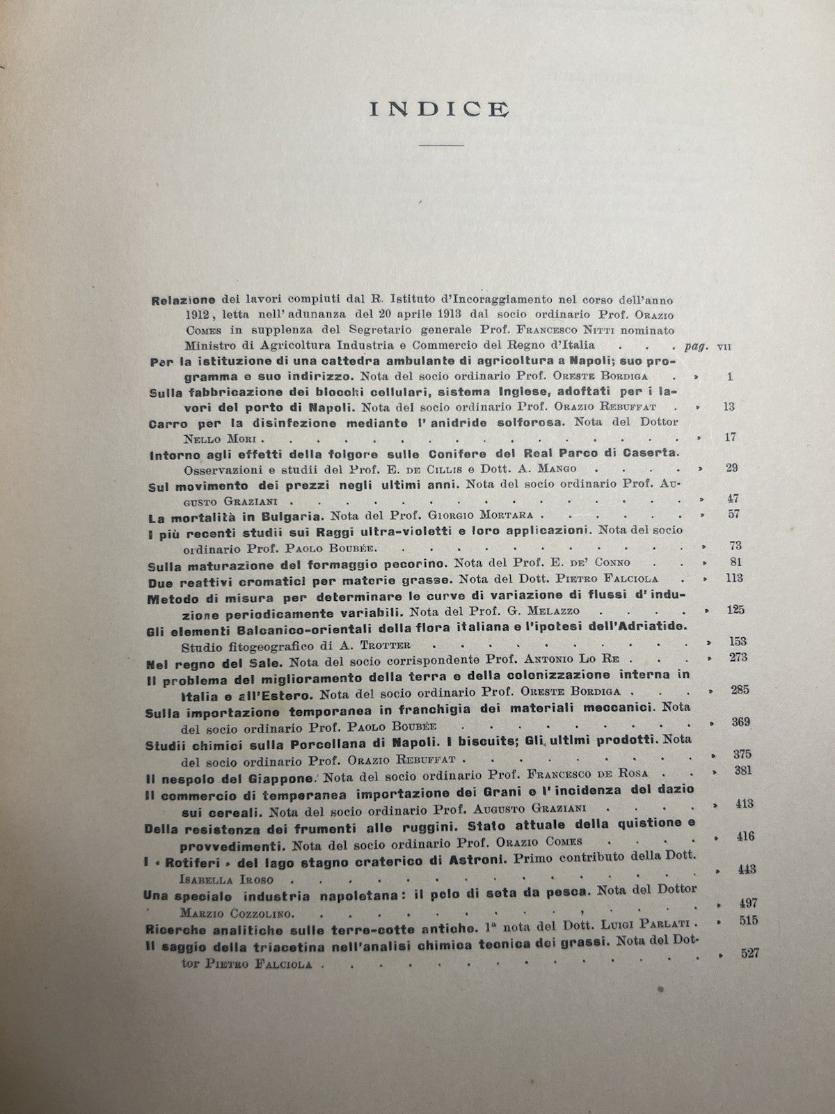 🔴 Libro ATTI ISTITUTO INCORAGGIAMENTO NAPOLI seri 6 volume LXIV originale 1918