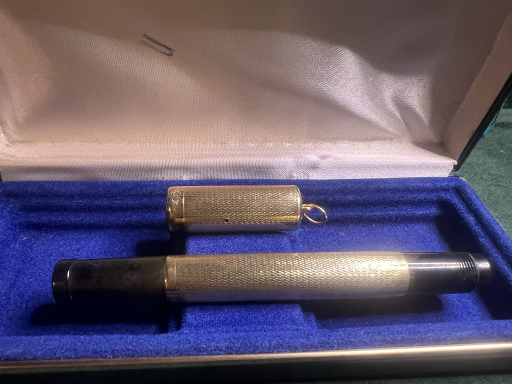 DE WATERMAN Stylo-Plume Stylo à Plume Rétractable Or Fonctionne Vintage F