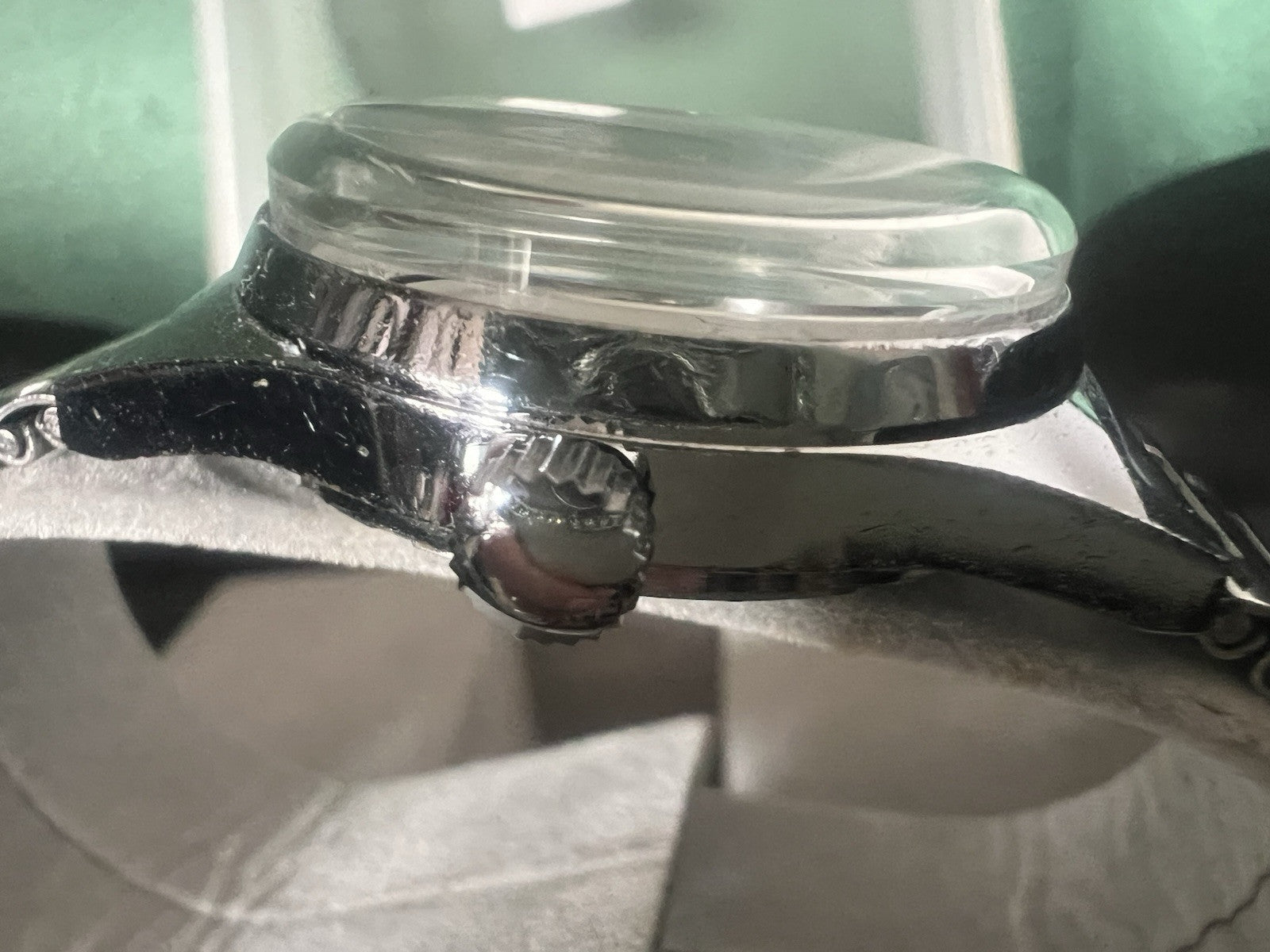 Breil Watch Steel Manual Winding Works with Box Vintage