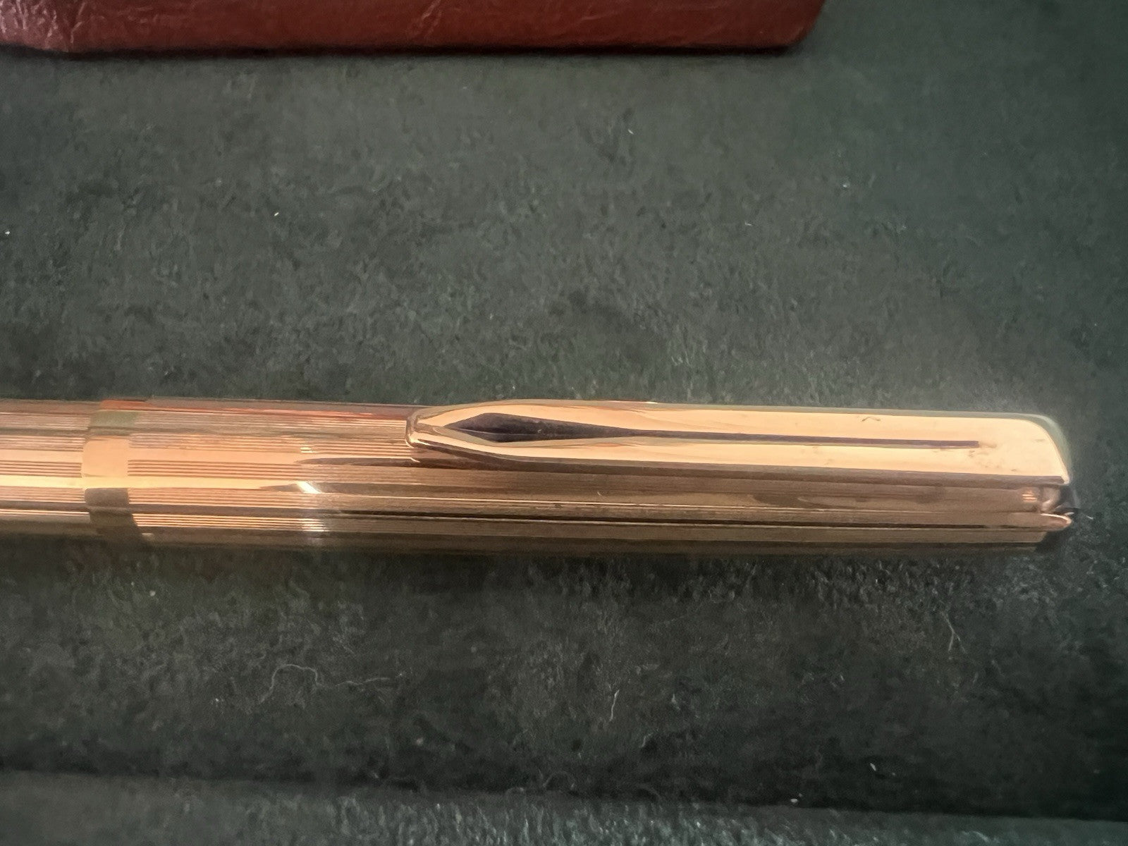 Aurora 98 Stylo-Plume Sphère Plaqué Or 22 KT Utilisé Garantie Écrit Vintage 