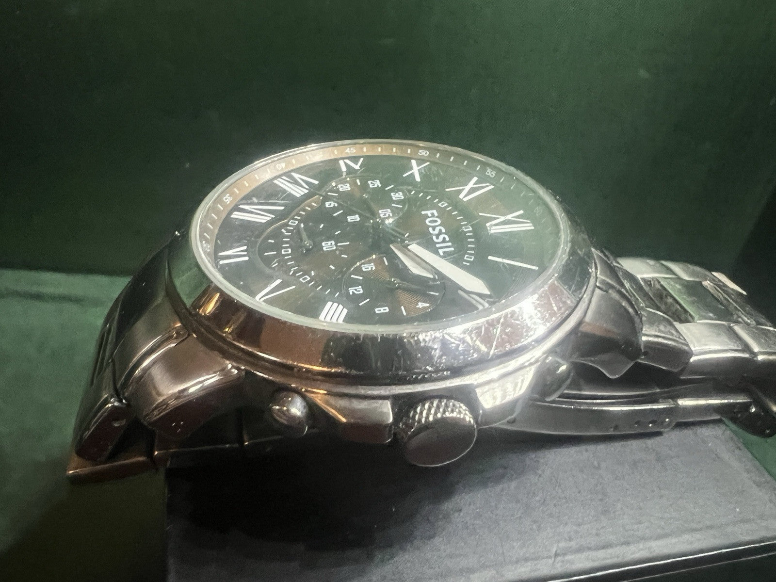 Fossil Herren-Chronograph mit Quarzwerk und Surdimensionierung 