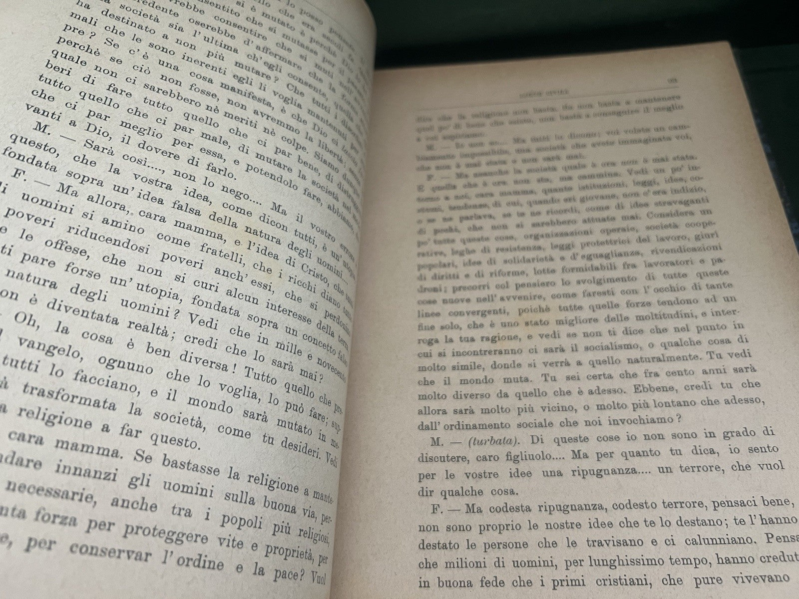 Livre Lotte Civils De Amicis Nerbini Éditeur Florence Antique 1900