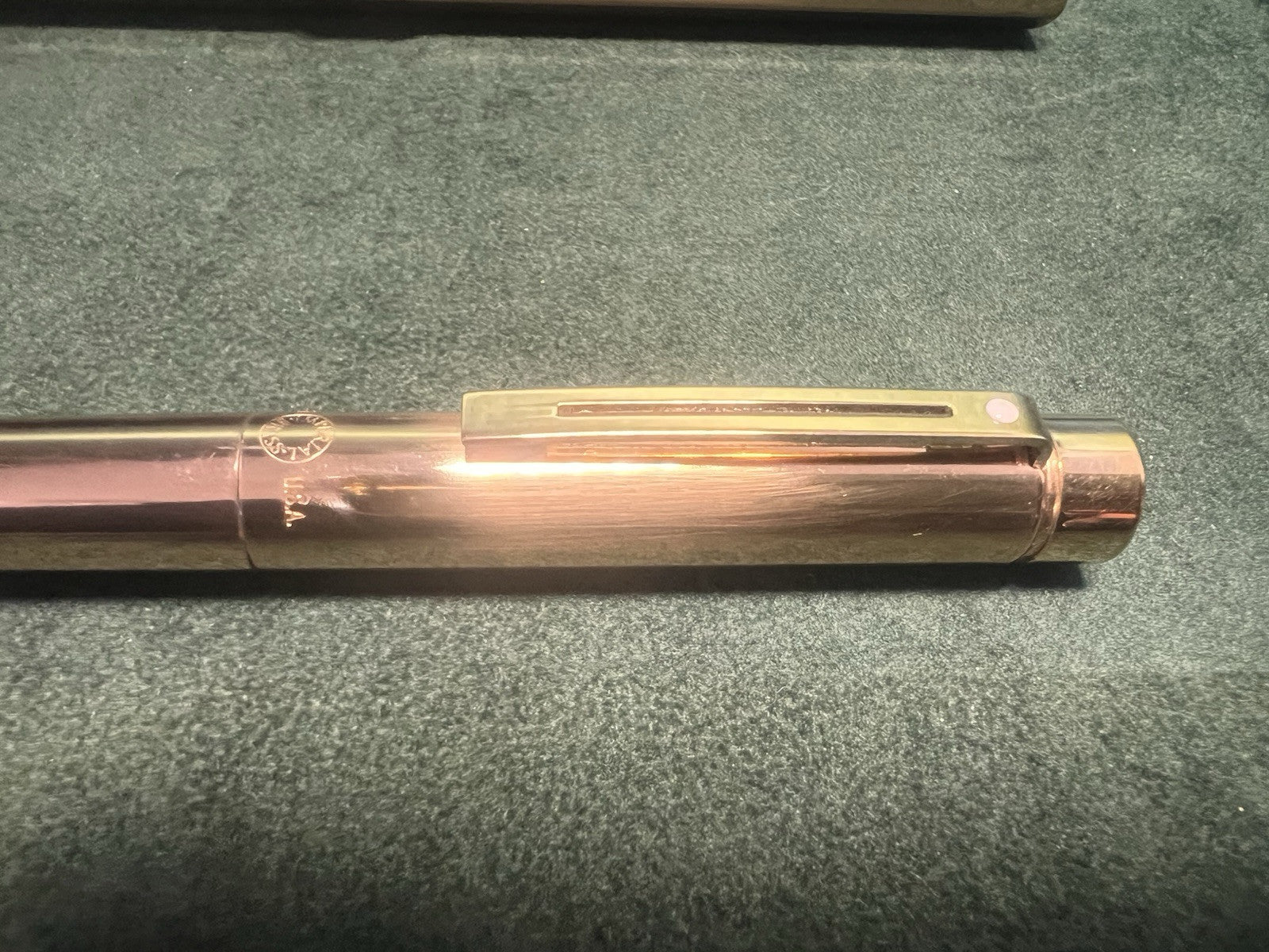 Sheaffer Stylo-Plume Stylo à Plume Panonceau Imperial Brass Or M Set Complet