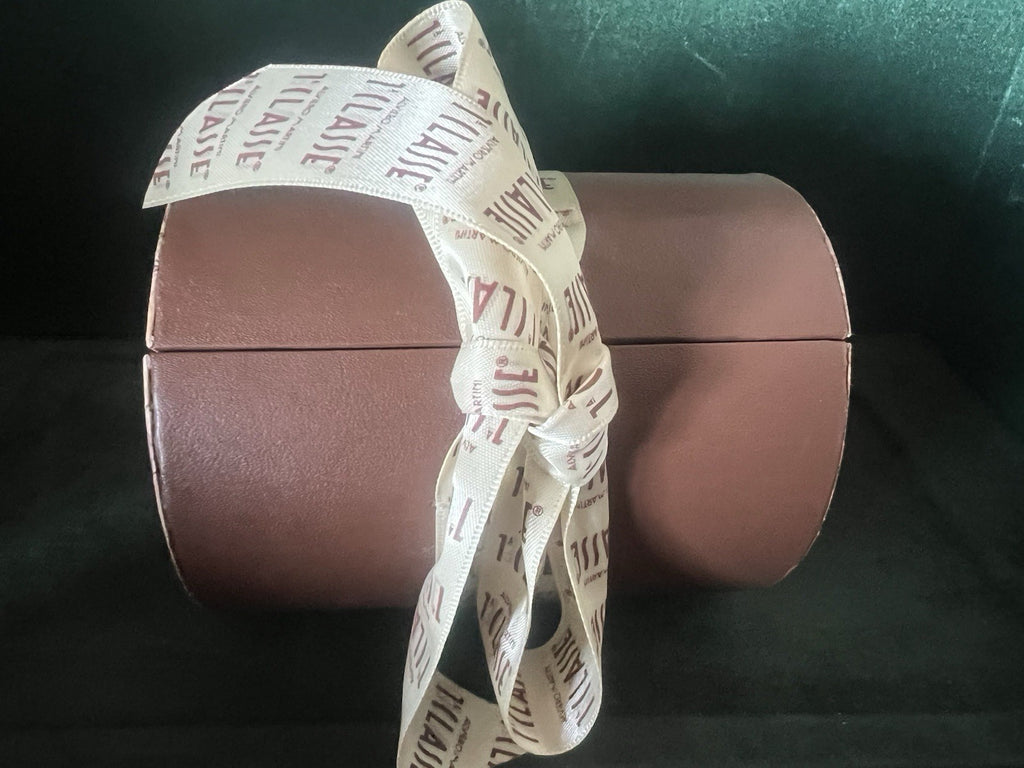 🔴 ALVIERO MARTINI box scatola orologio Prima classe cofanetto custodia nastro