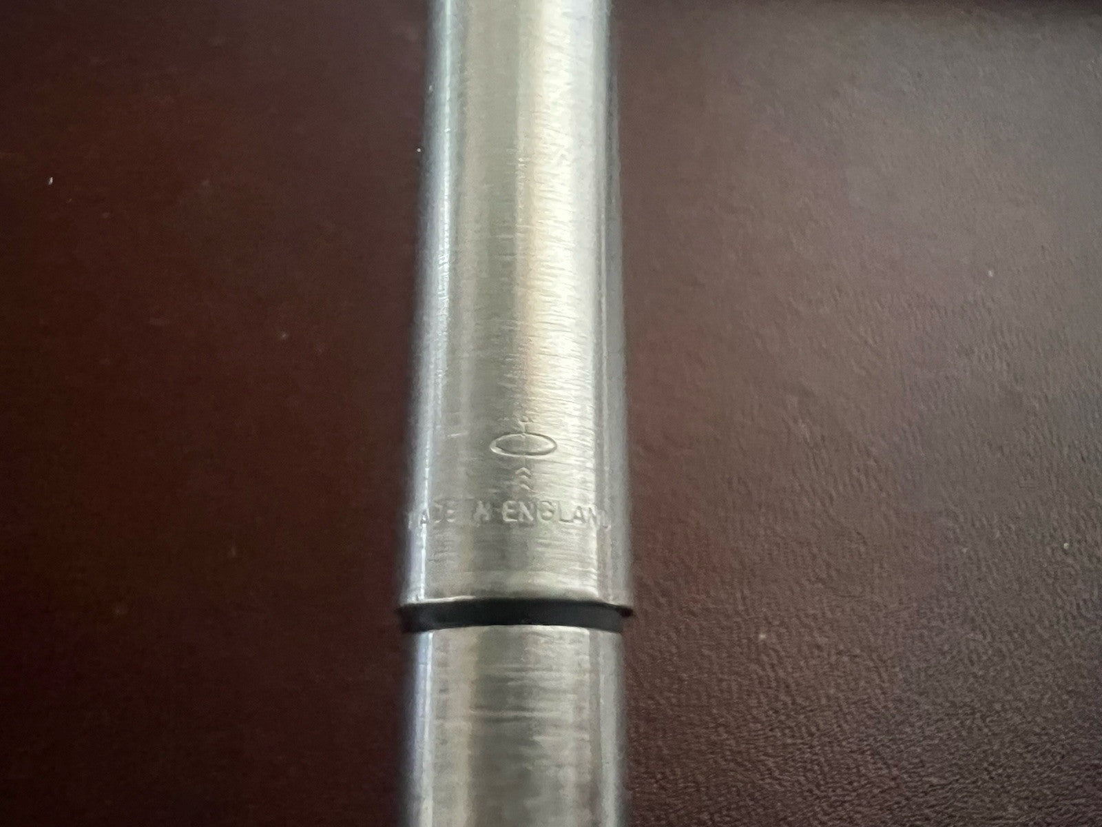 🔴 PARKER penna sfera 25 CROMATA clip sigillo NERO scrive vintage 1970