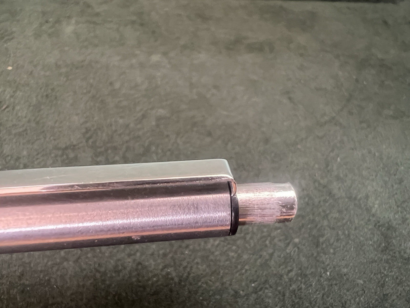 🔴 OMAS penna sfera cromata pulsante a scatto scrive vintage