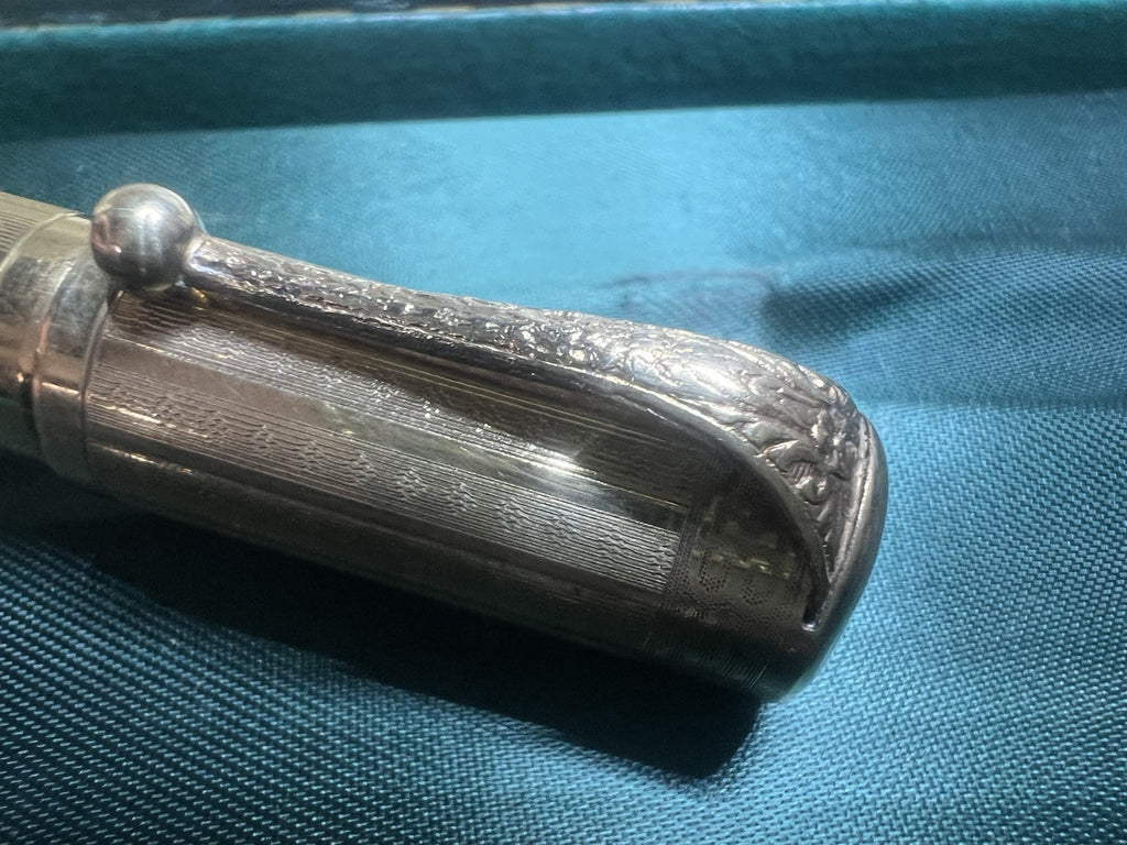 🔴 AURORA penna stilografica retrattile RA3 clip BASSORILIEVO funziona vintage
