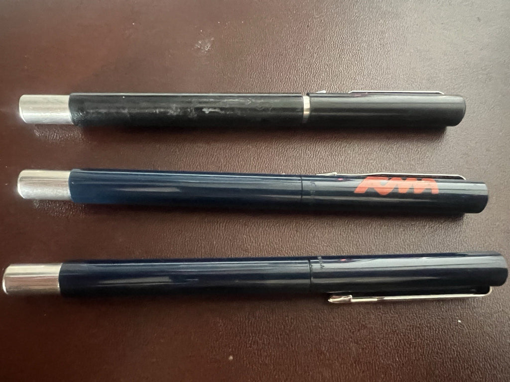 🔴 PARKER penne sfera nere Vector refill roller scrivono LOTTO 3 PEZZI