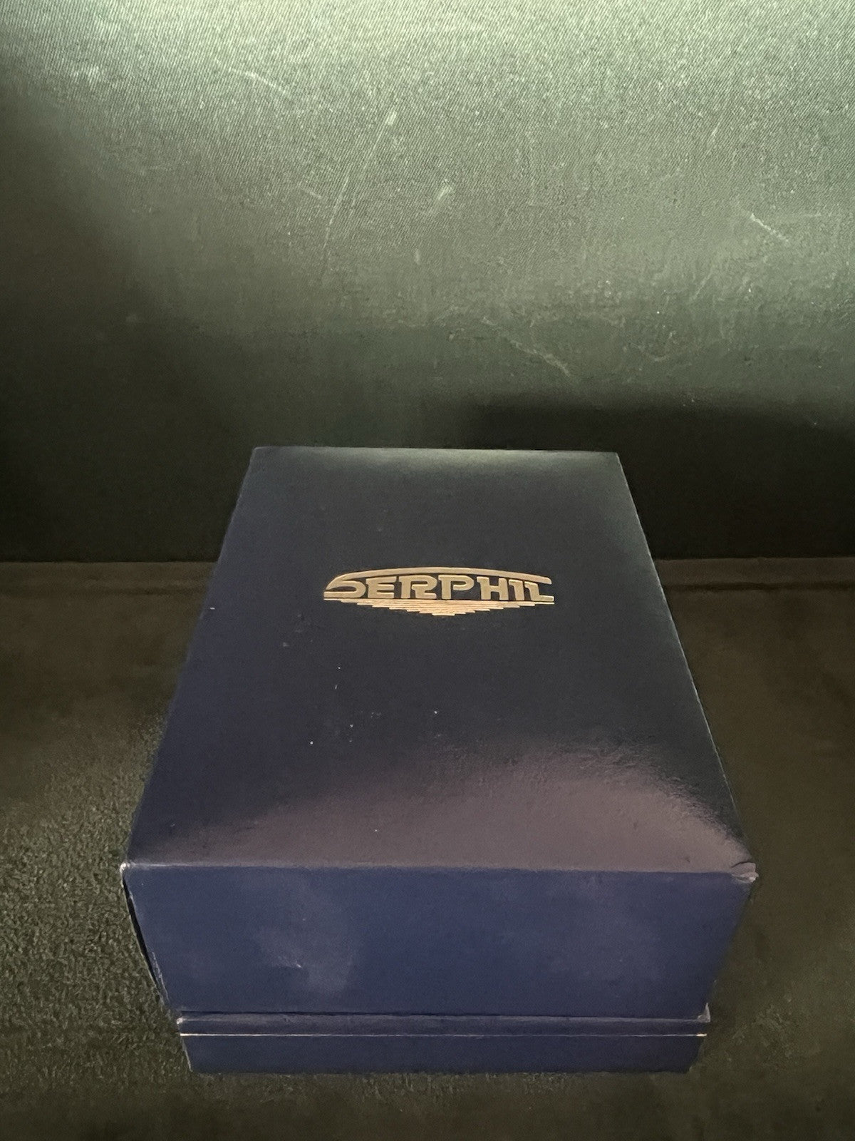 Serphil Boîtier Boîte Montre Coffret Housse Loquet Tag Complet Vintage