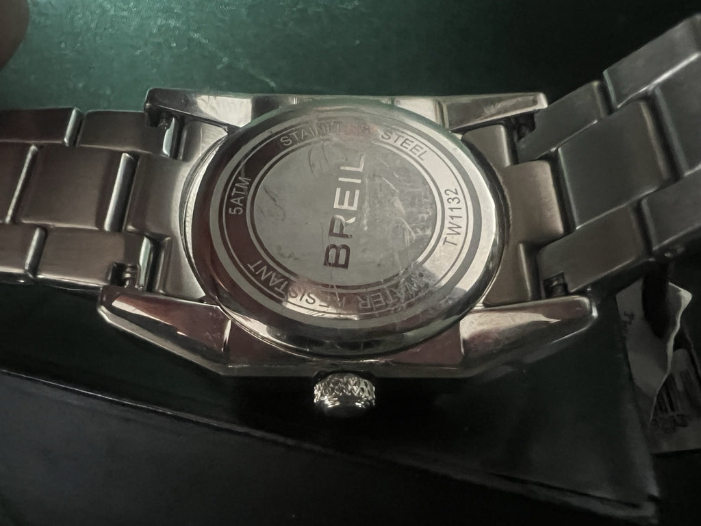 Breil Horloge Femme TW1132 Cadran Bleu Effet Nacre Étiquettes