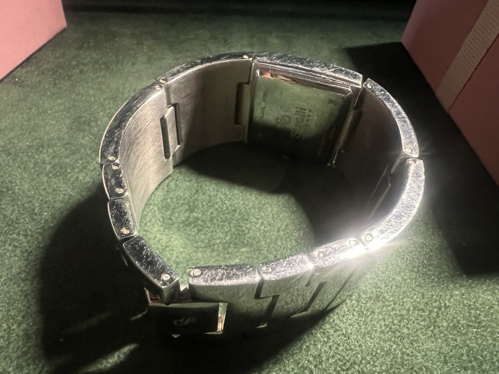 🔴 STROILI orologio donna bracciale B0456 acciaio al quarzo con strass