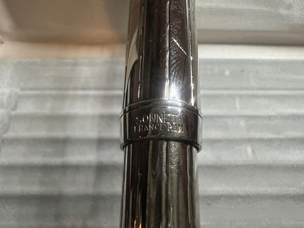 🔴 PARKER penna stilografica Sonnet P III Francia cromata pennino M