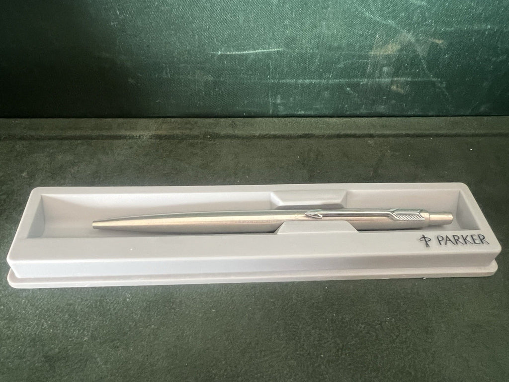 🔴 PARKER penna sfera cromata Imperial classic scrive con astuccio A