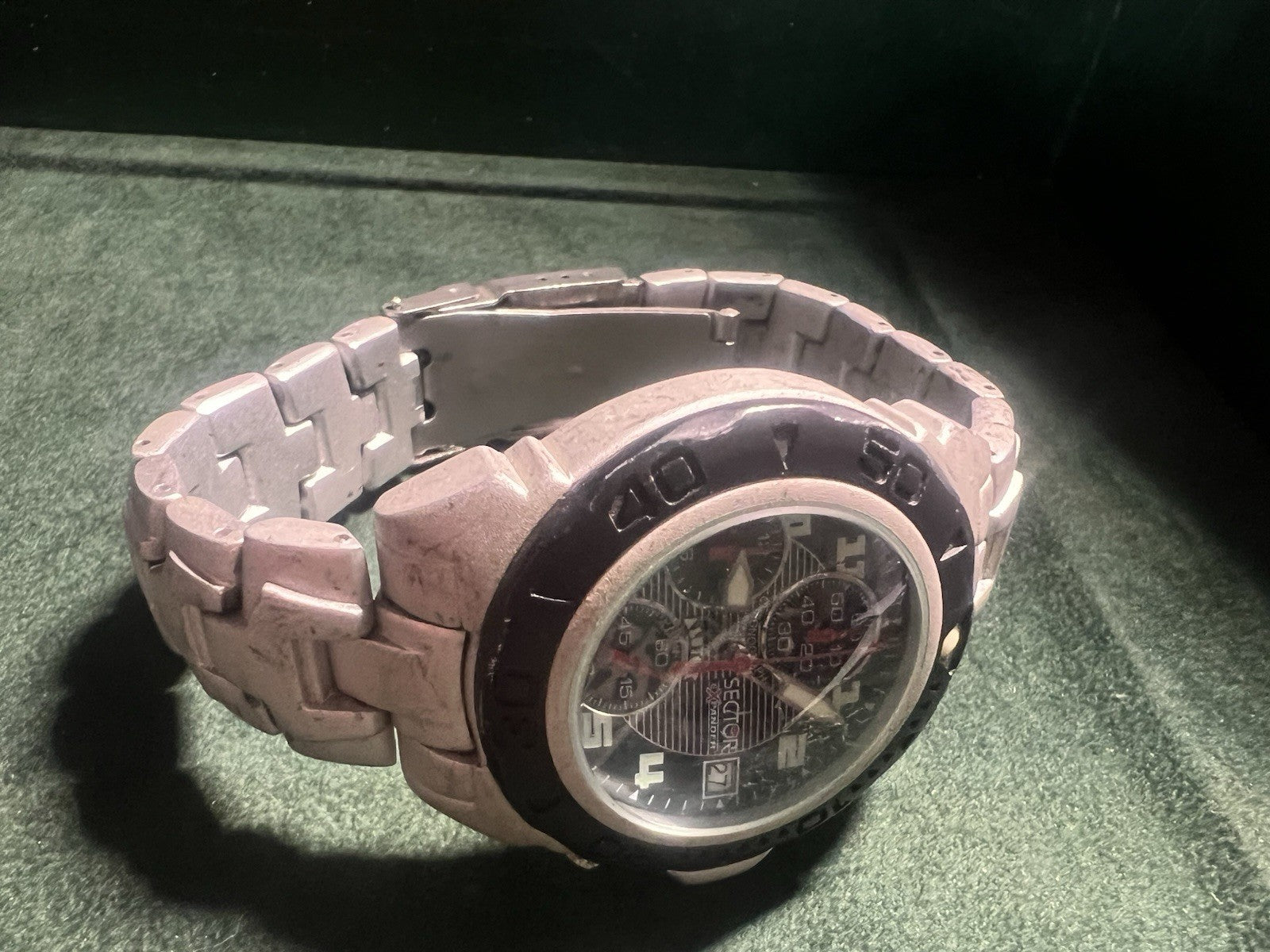 🔴 SECTOR Expander cronografo uomo al quarzo alluminio water resistant 10 ATM