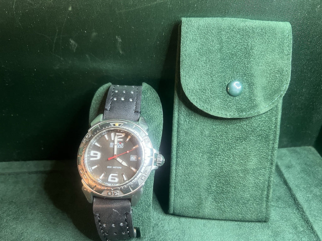 🔴 SECTOR orologio uomo DIVER 265115035 acciaio oversize quadrante nero