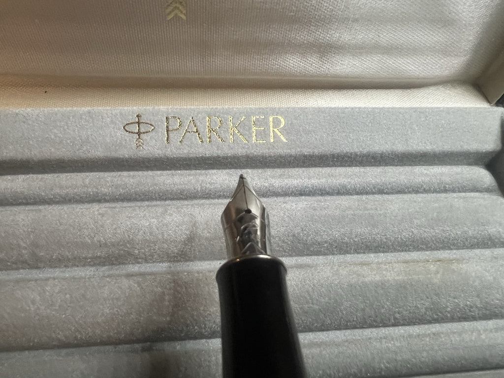 Parker Stylo-Plume Stylo à Plume Sonnet I III France Laque Noire Et Chrome M