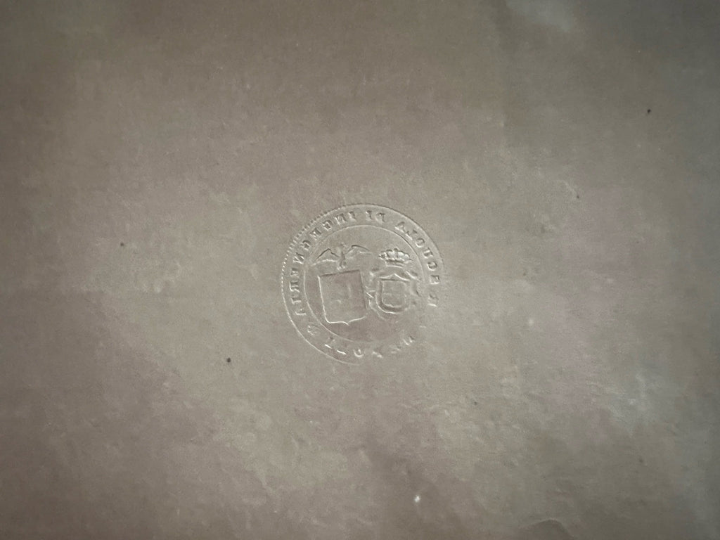 Regno Italie Diplôme Universitaire Ingénierie Vittorio Emanuele III 1924