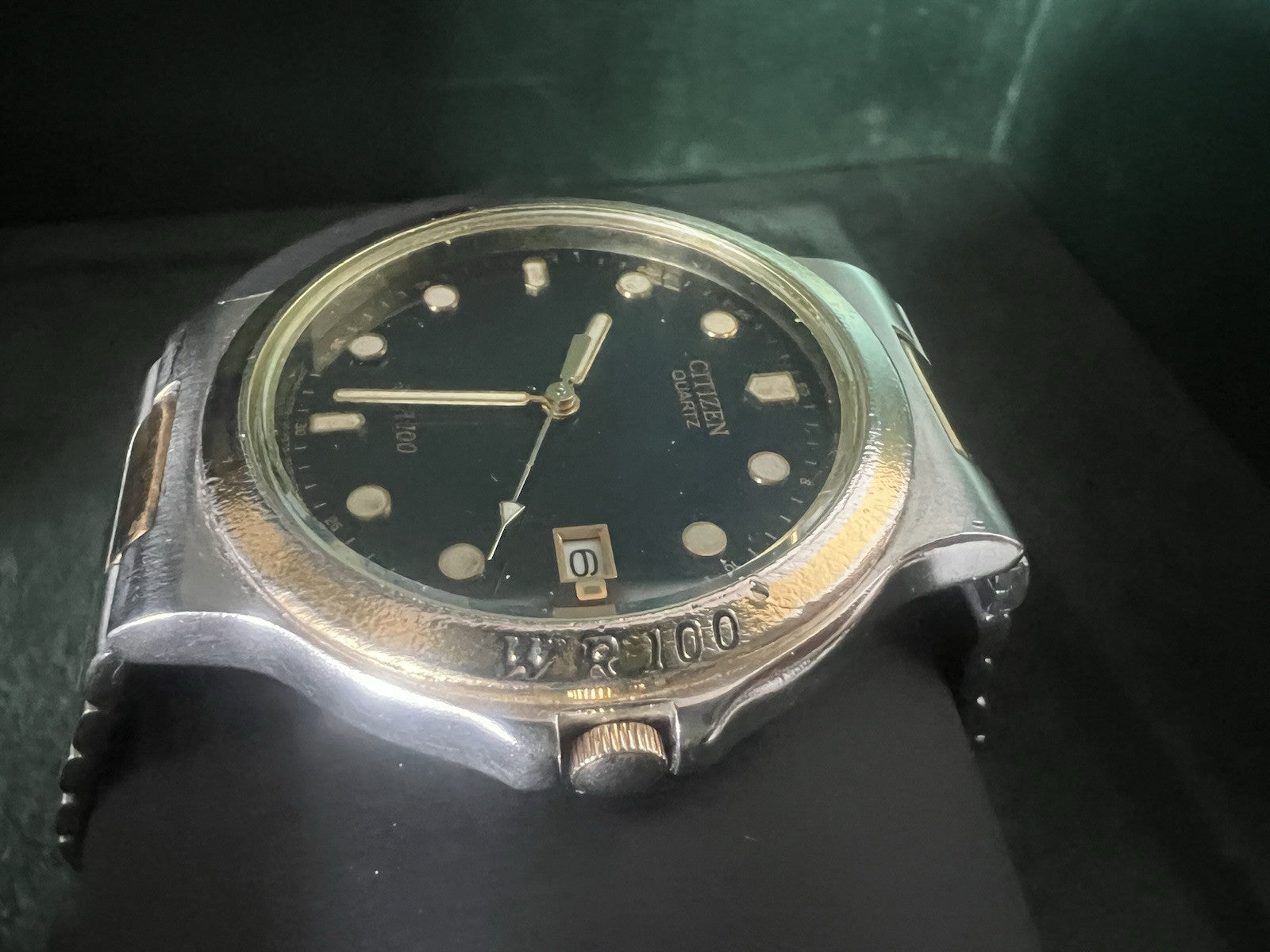 Citizen Montre Hommes GN4S5 WR 100 Min Acier Laminé avec Boîte Vintage
