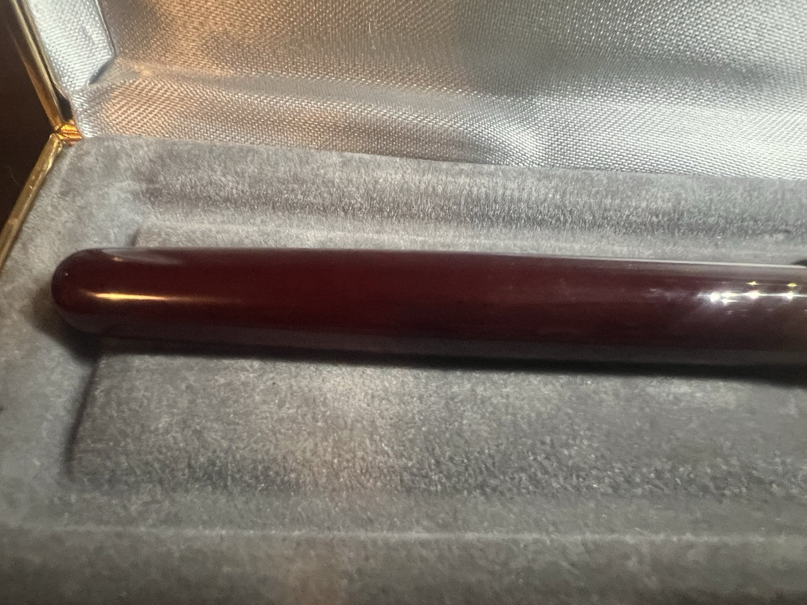 🔴 PARKER penna stilografica Sonnet P II Francia rossa e placcata oro pennino F
