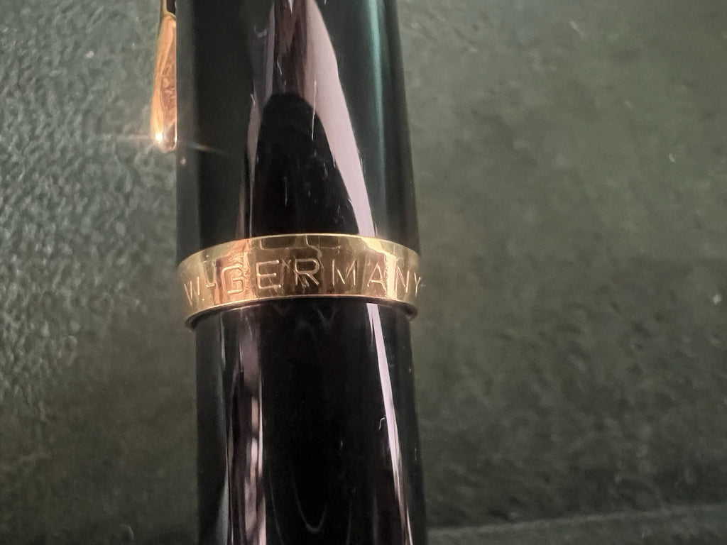 🔴 PELIKAN penna stilografica nera M250 pistone trasparente pennino OM garanzia