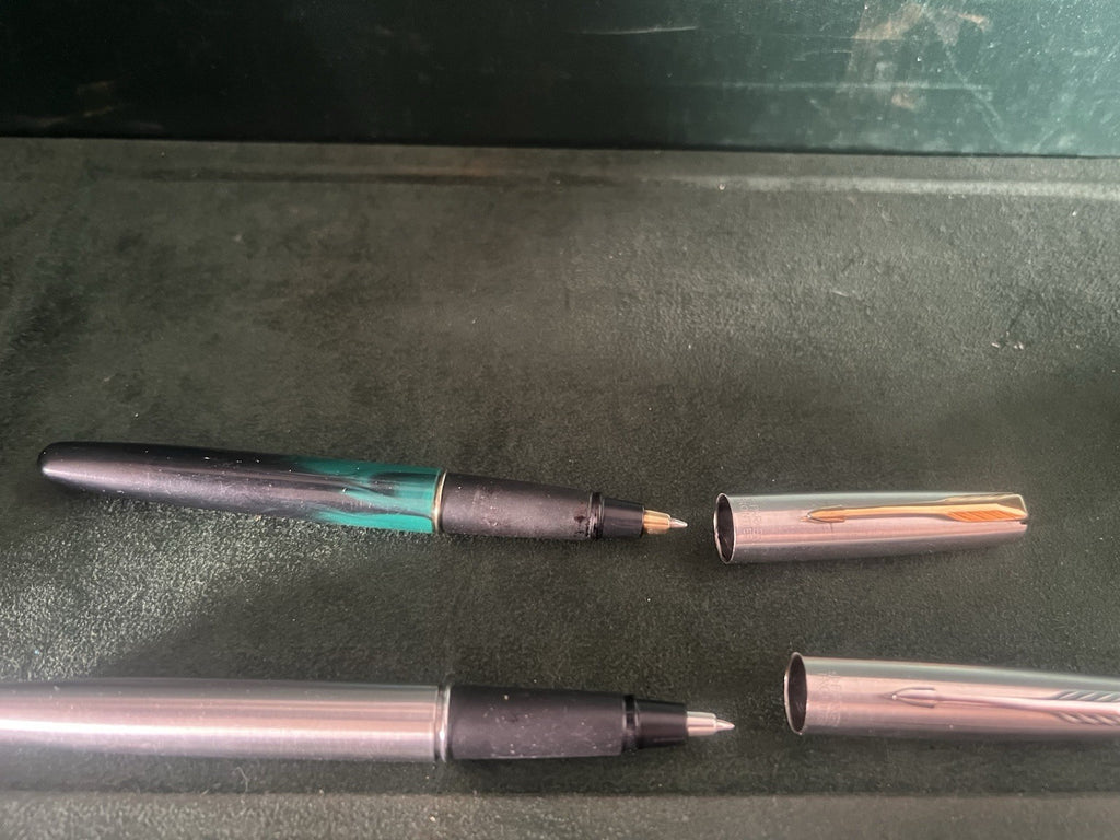 Parker Pens Sphere Frontier Chromgrüne Minen-Rollerball schreiben 