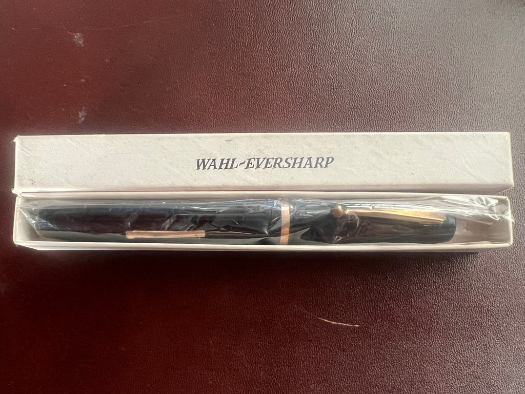 🔴 EVERSHARP penna stilografica Leva celluloide Oxford penn ORO antica SCRIVE