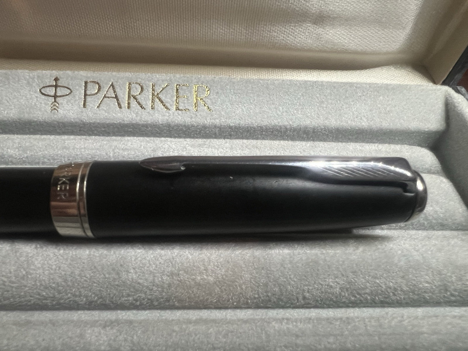 Parker Stylo-Plume Stylo à Plume Sonnet I III France Laque Noire Et Chrome M
