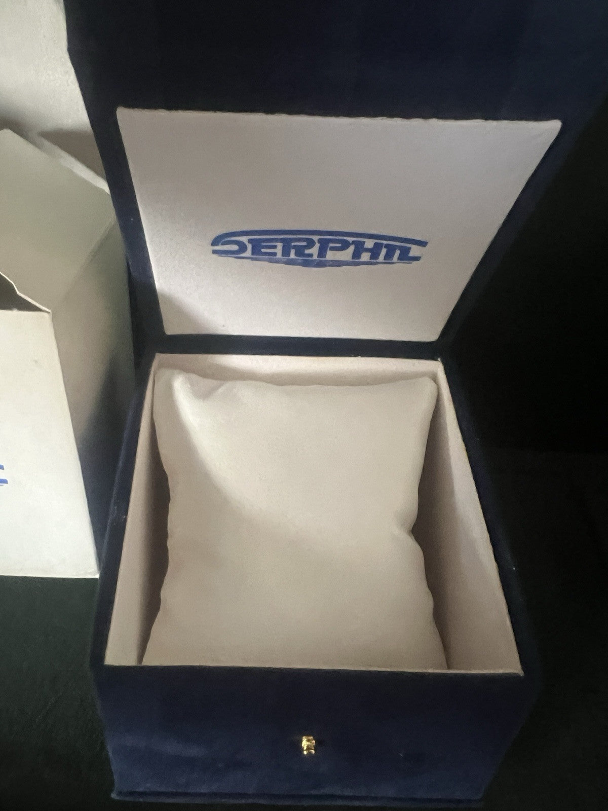 🔴 SERPHIL box scatola orologio custodia contro scatola completo vintage