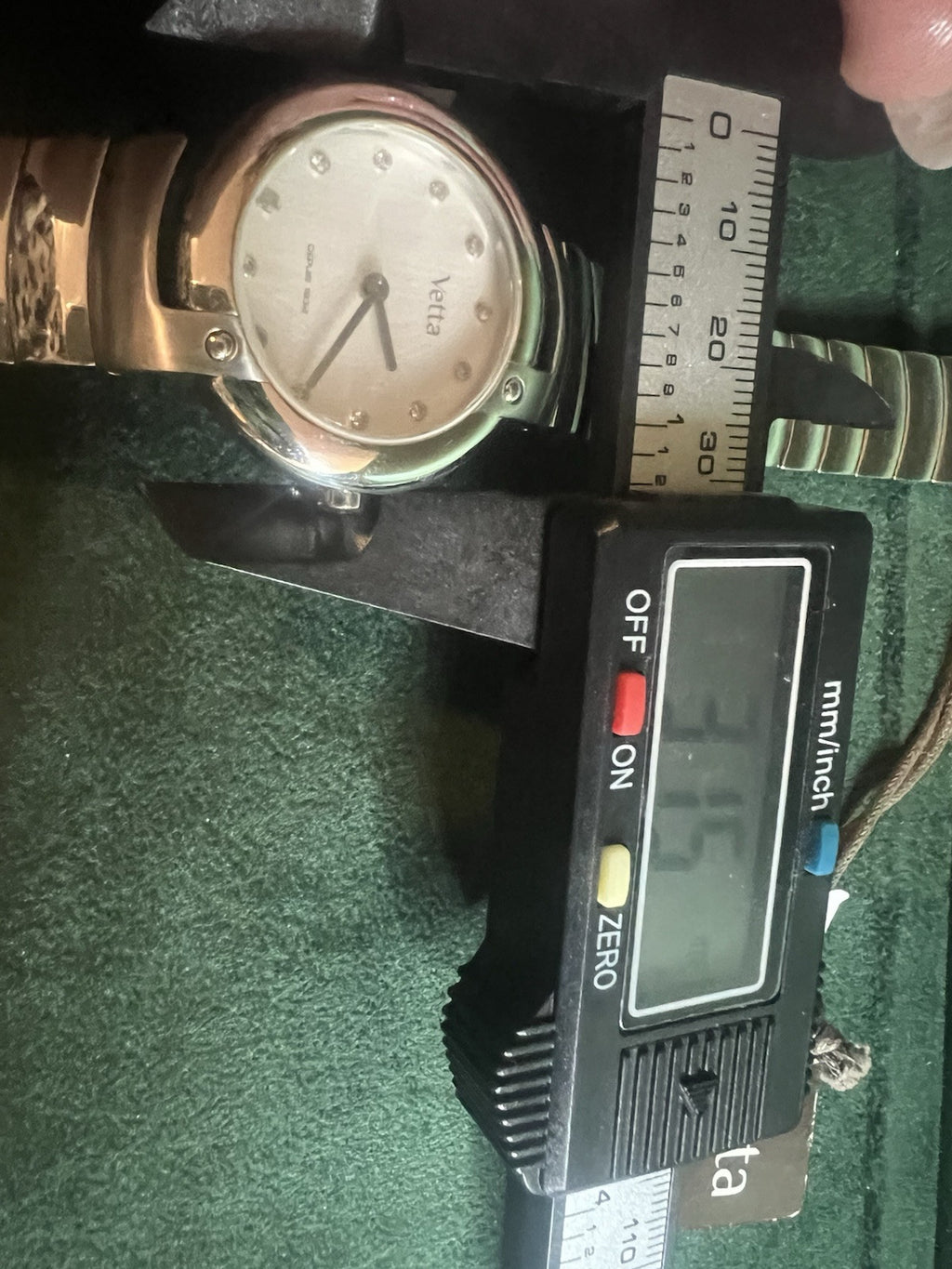 🔴 Vetta women's watch with diamond indexes VW0088 quartz NEW WITH TAG 