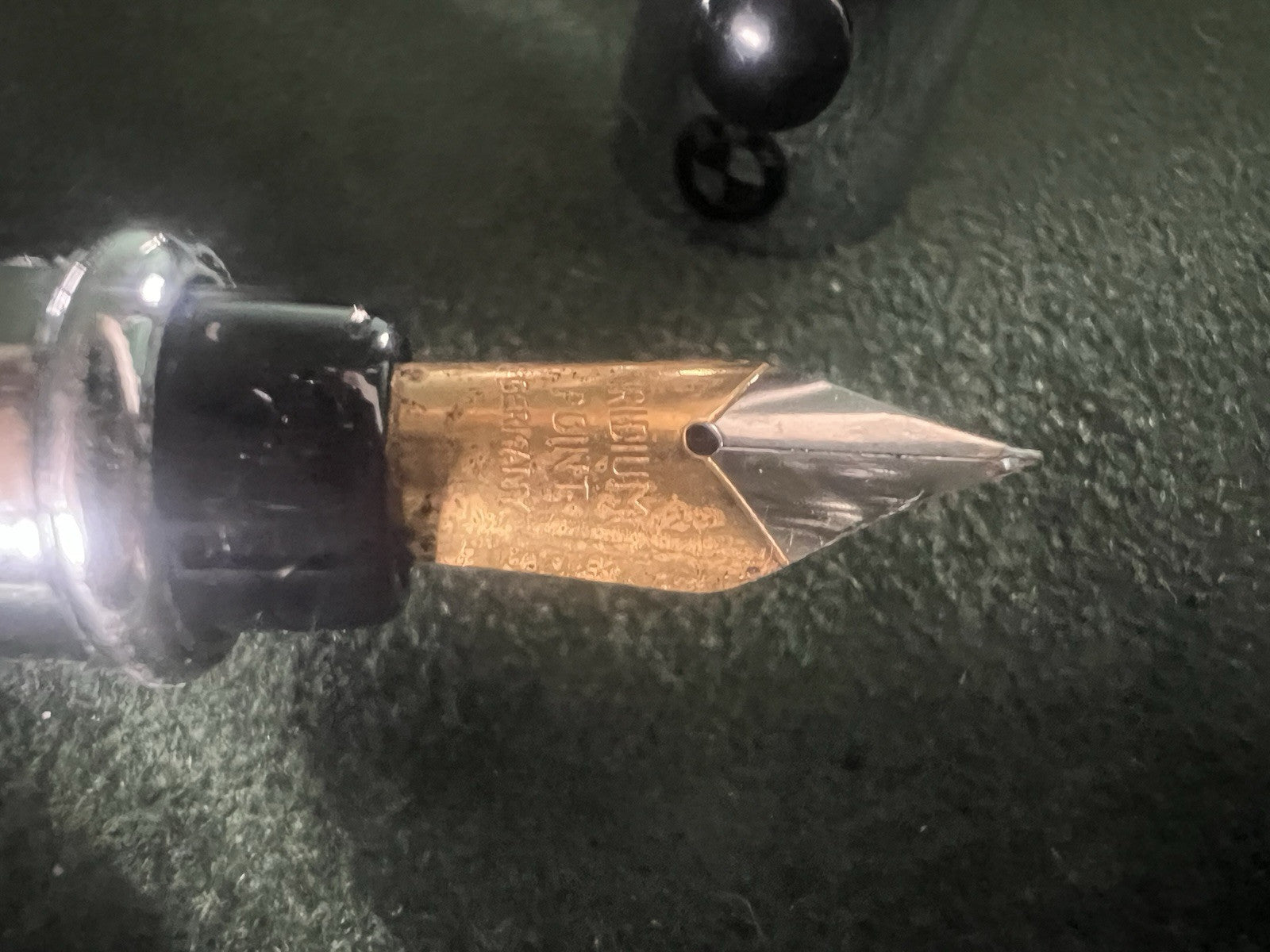 🔴 BMW penna stilografica e sfera cromate scrivono con astuccio 2 PENNE