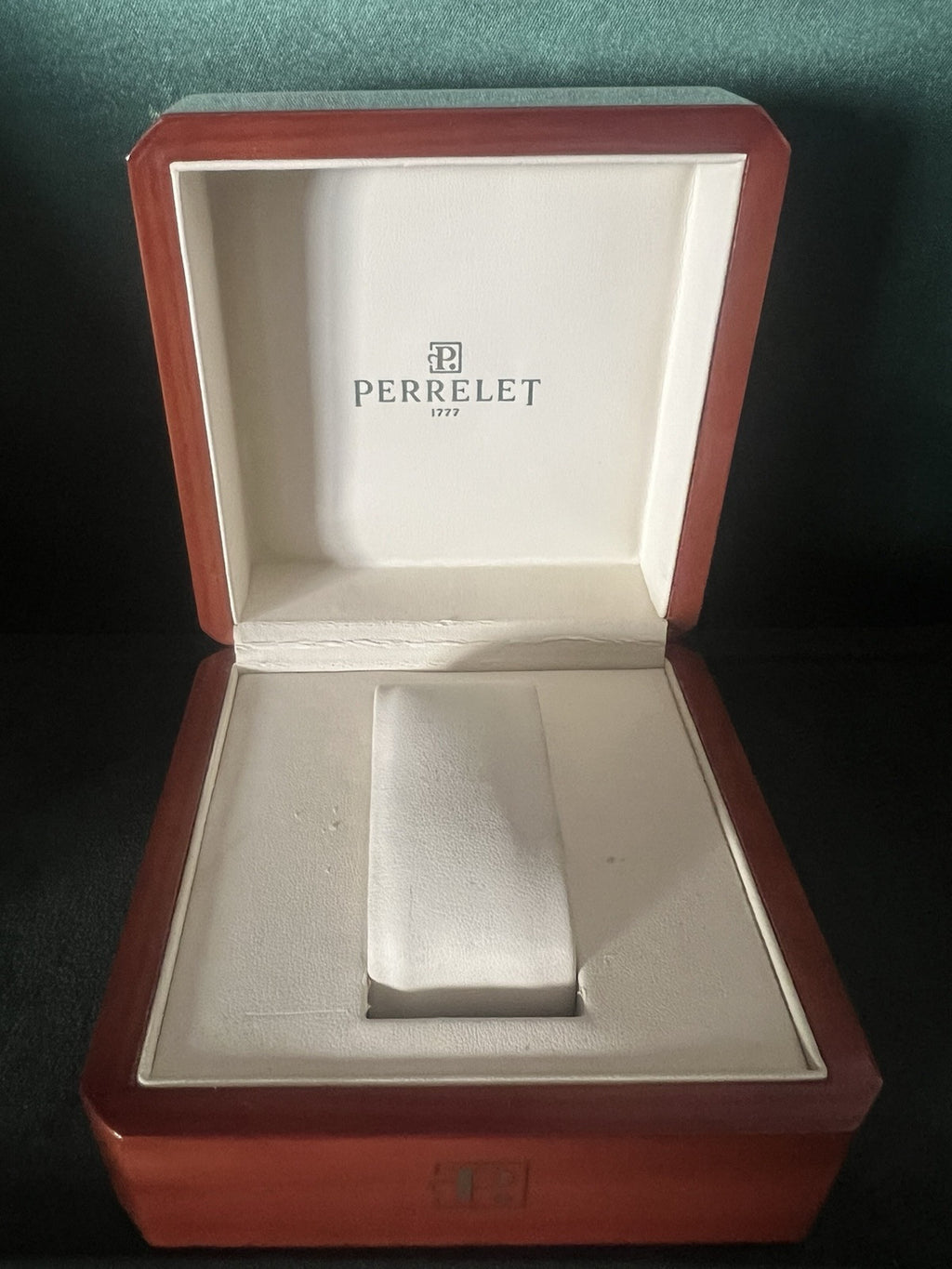 🔴 PERRELET box scatola orologio astuccio legno con cuscino completa