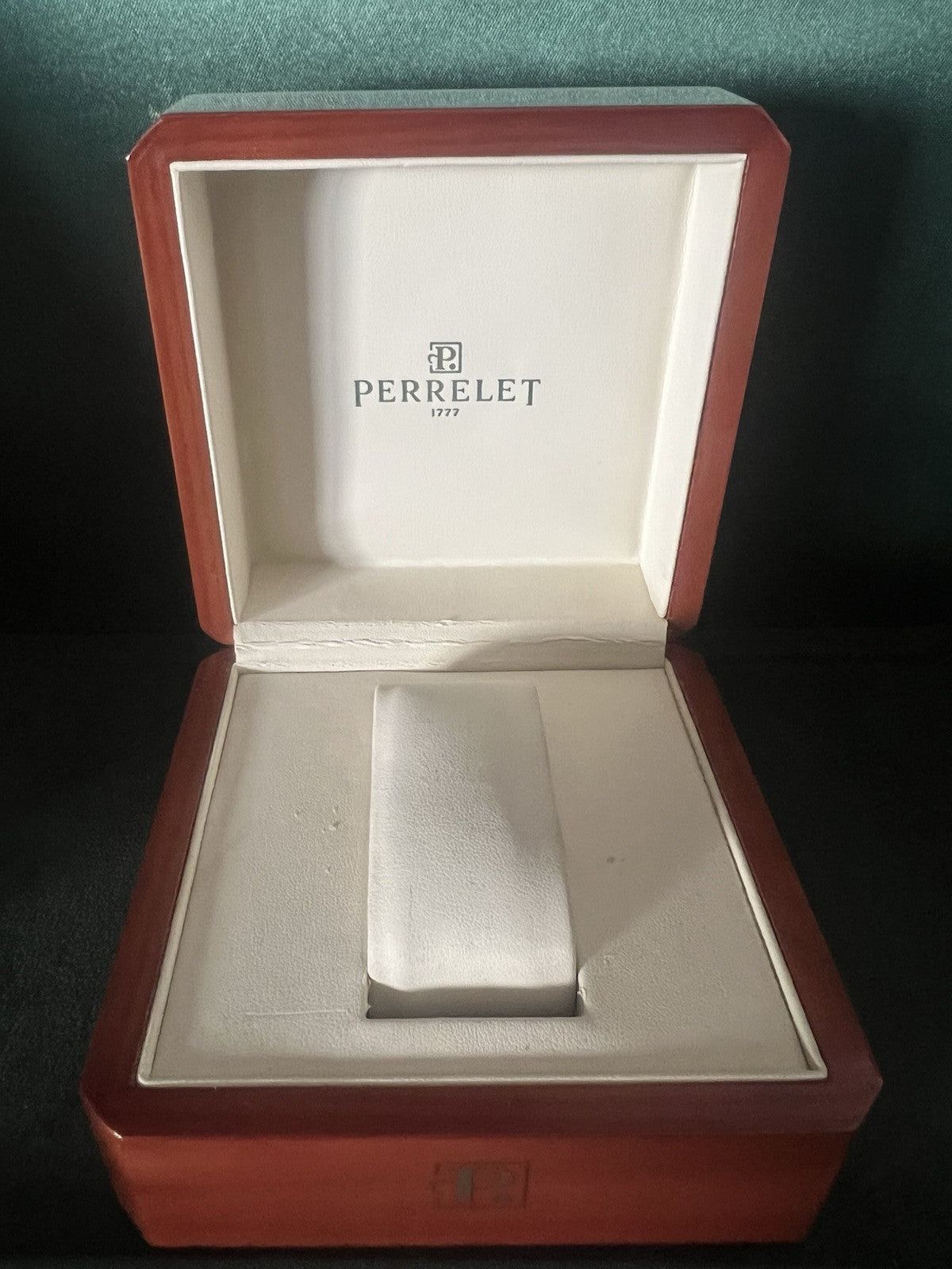 🔴 PERRELET box scatola orologio astuccio legno con cuscino completa