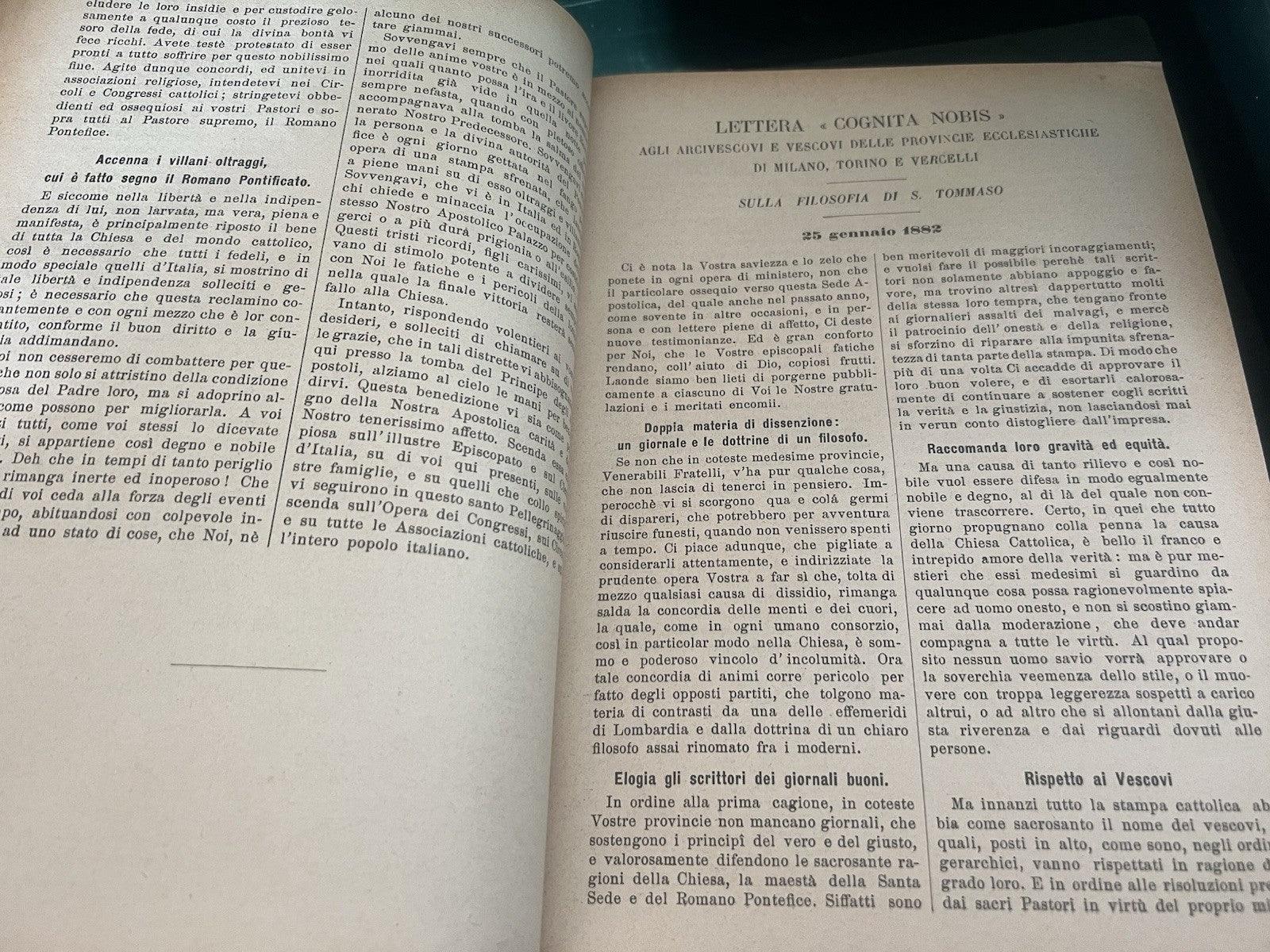 Livre Actes de Lion XIII 13 Artikel 1 Approbation Ecclesiastica Antique 1903 