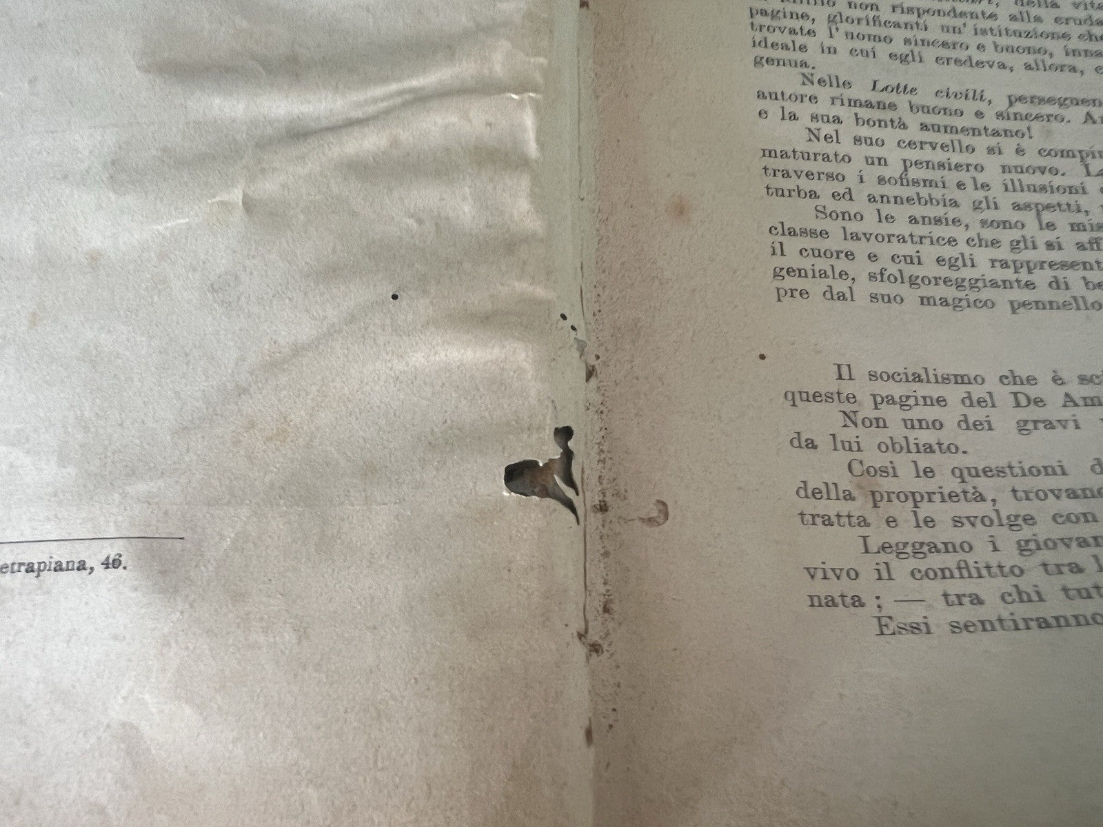Livre Lotte Civils De Amicis Nerbini Éditeur Florence Antique 1900