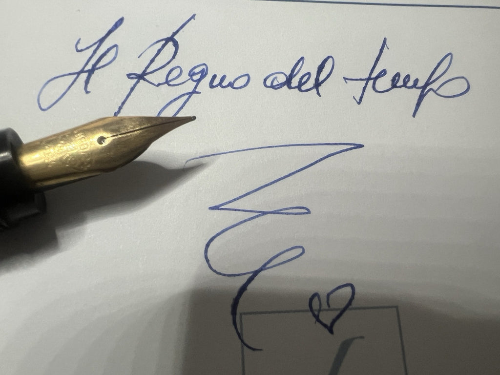 🔴 AURORA penna stilografica retrattile RA3 clip BASSORILIEVO funziona vintage