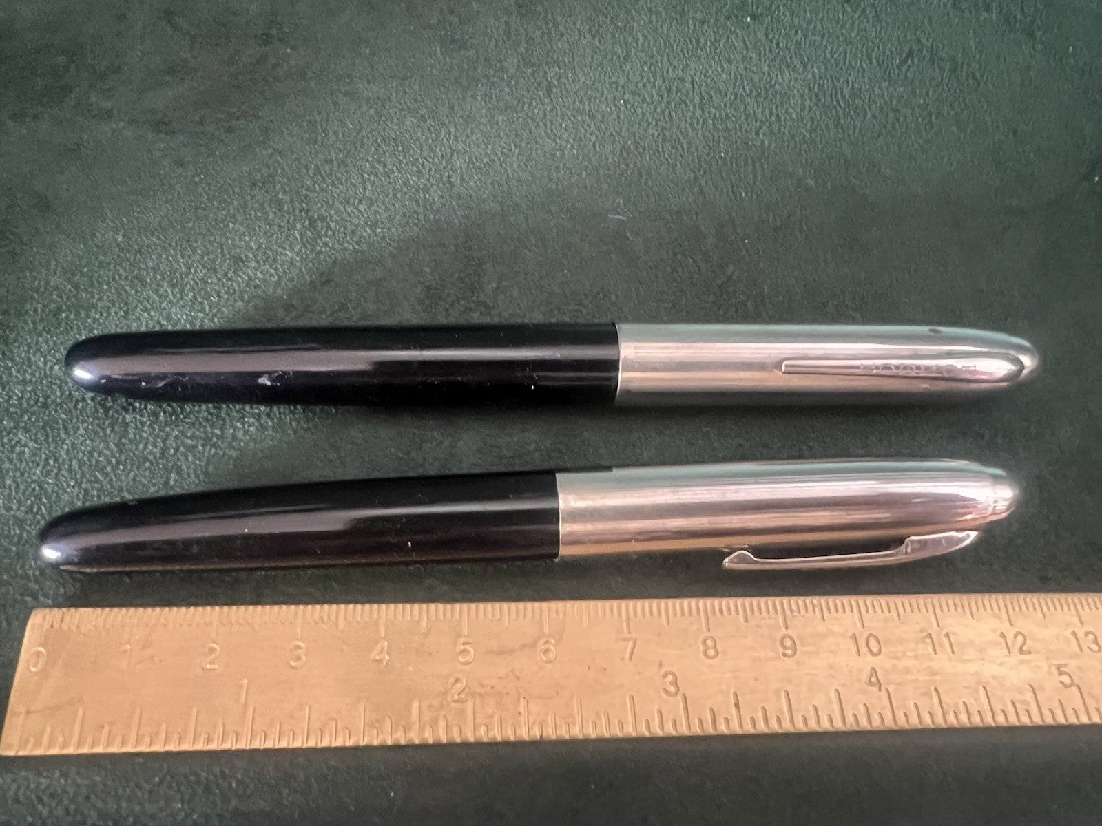 Ronson Stylo-Plume Stylo à Plume Sac À Pression Sphère Capuchons Or Vintage 50