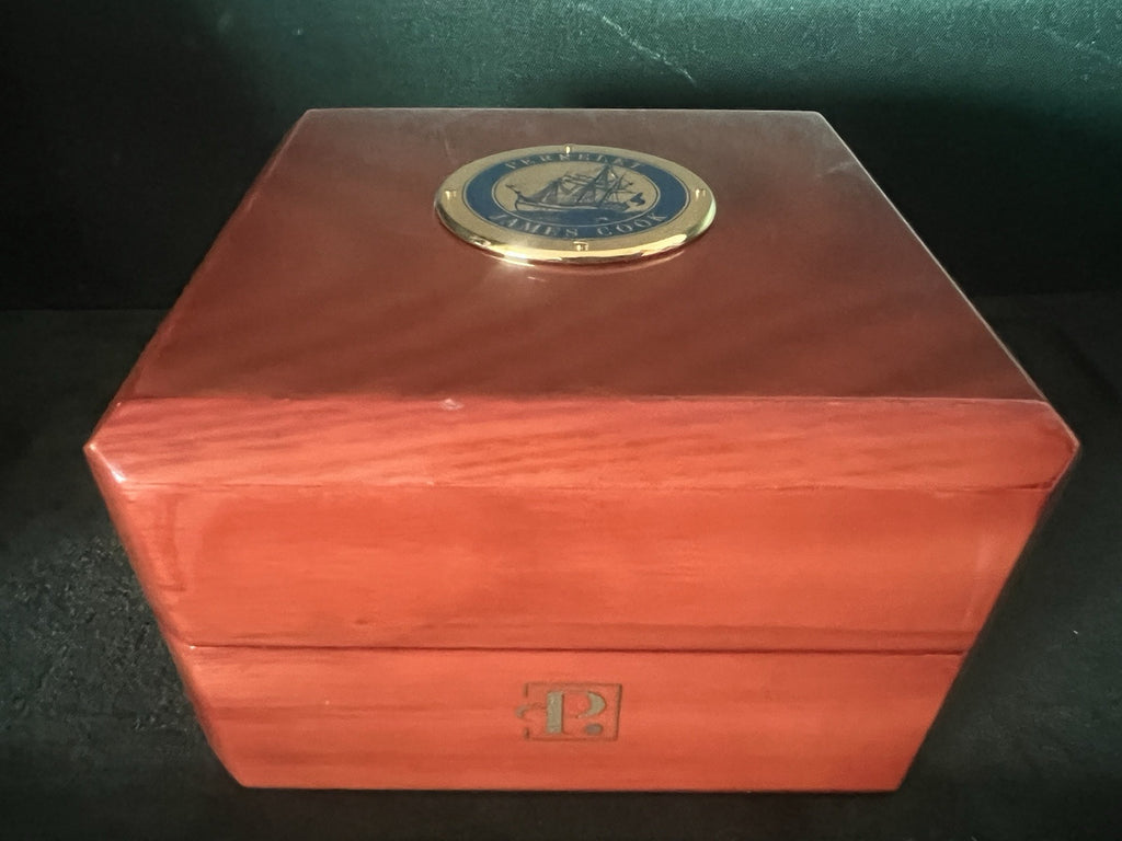 🔴 PERRELET box scatola orologio astuccio legno con cuscino completa