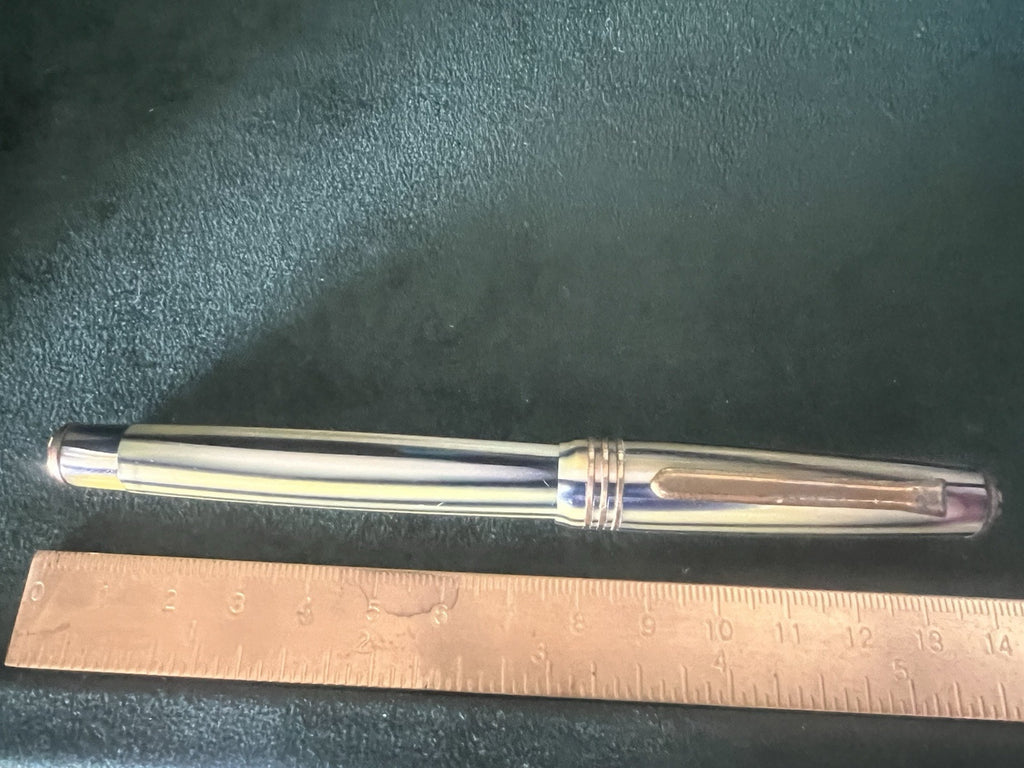 Tibaldi Stift Füllfederhalter 50 IN Zelluloid A Kolben Feder M Vintage