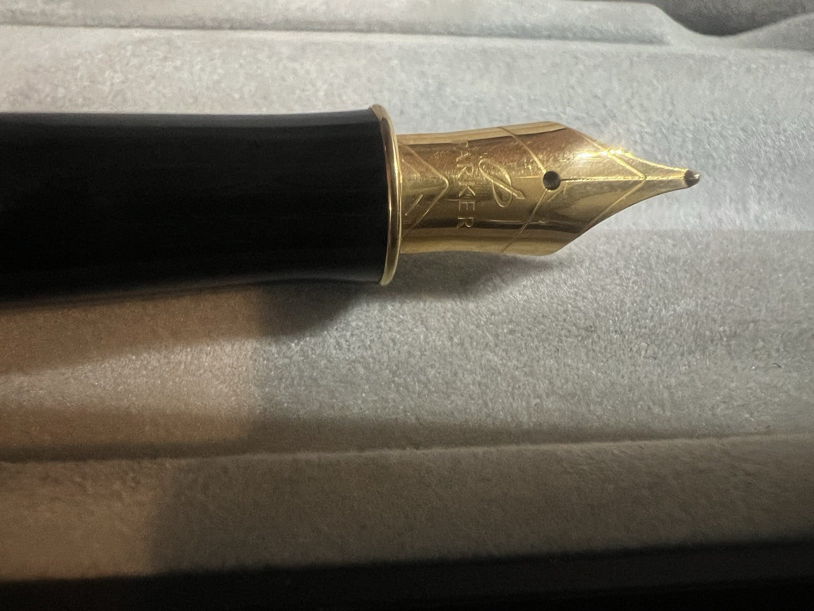 🔴 PARKER penna stilografica Sonnet P II Francia lacca e laminata oro pennino M