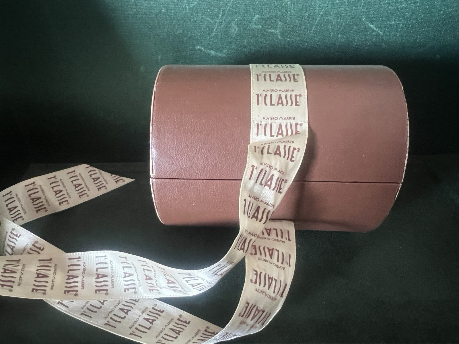 🔴 ALVIERO MARTINI box scatola orologio Prima classe cofanetto custodia nastro