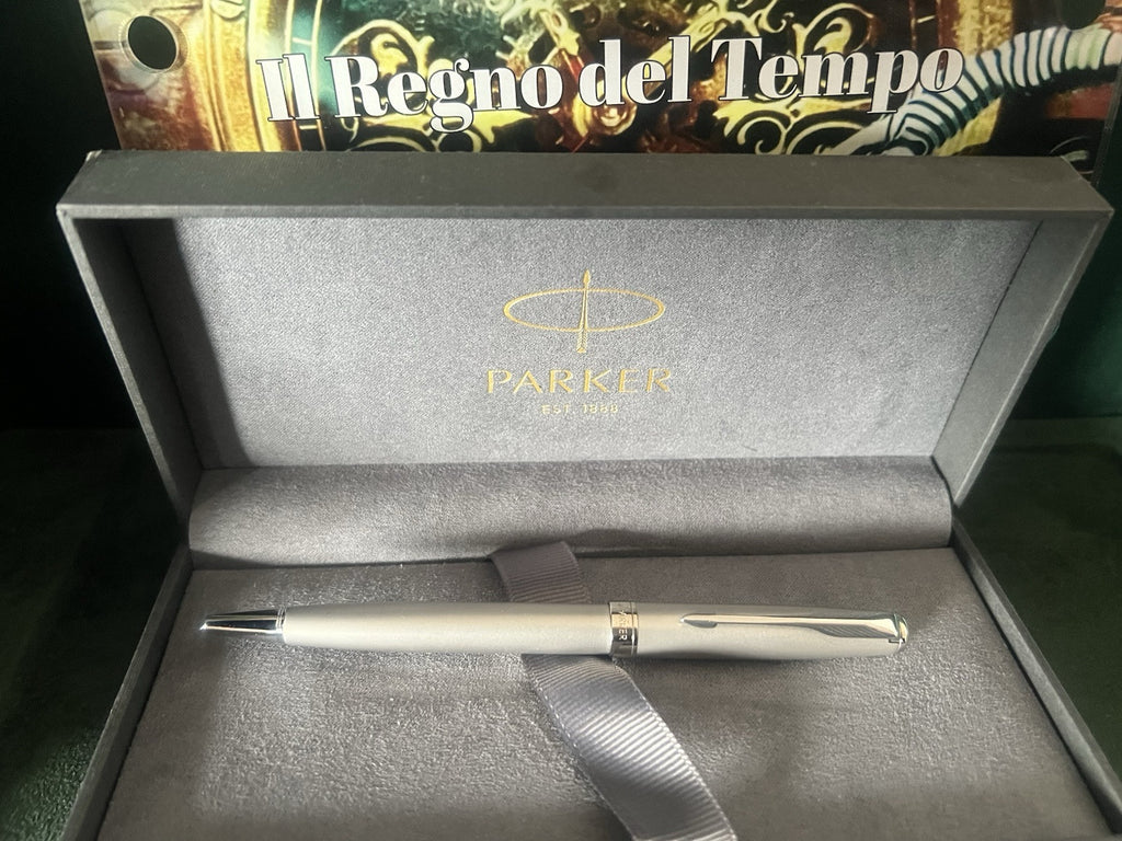 🔴 PARKER penna sfera Sonnet France I1 lacca satinata con profili lucidi