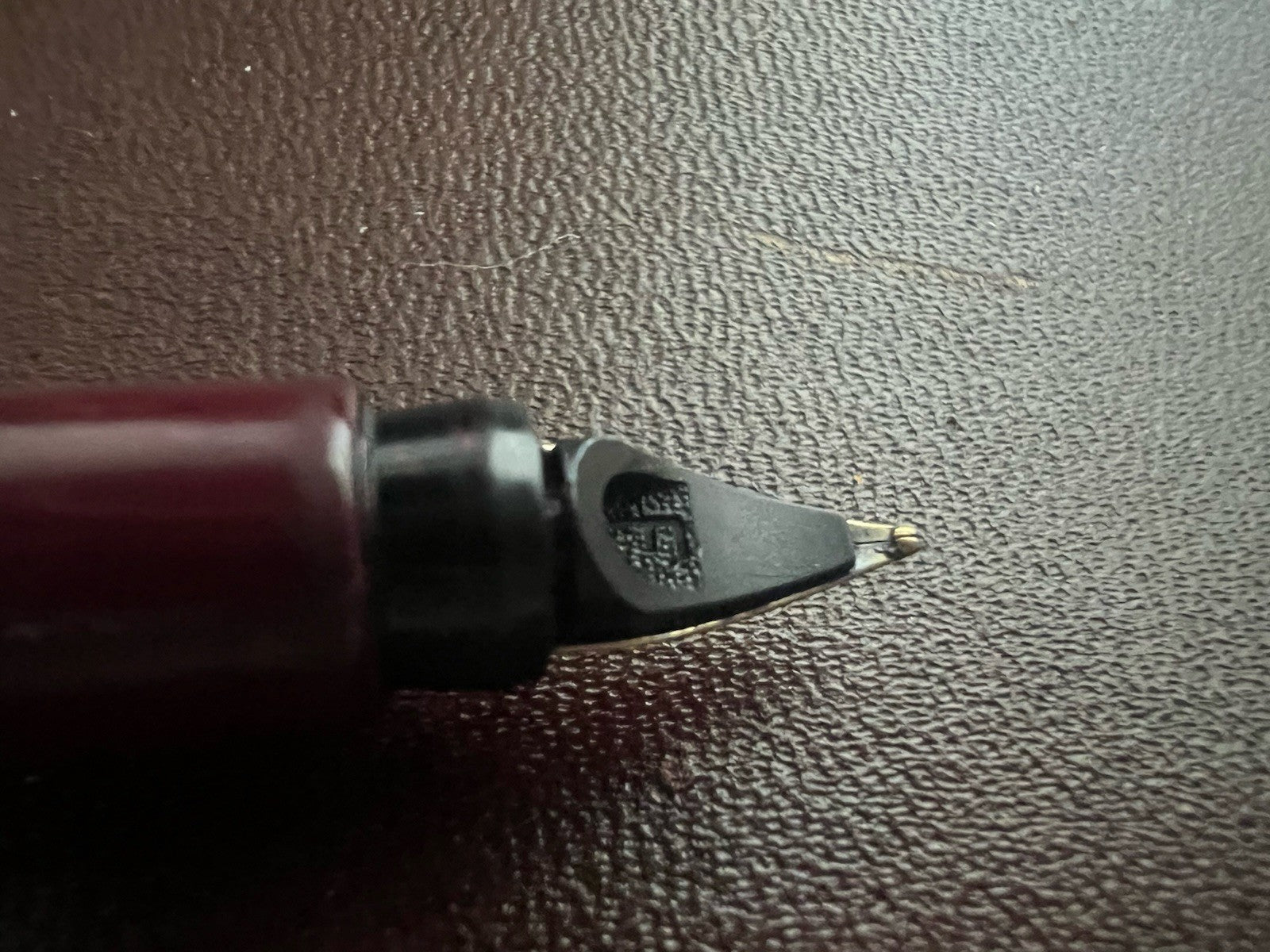 Parker Pen Fountain Pen Rialto Lacquer Blue Bordeaux Cartridge A Marking