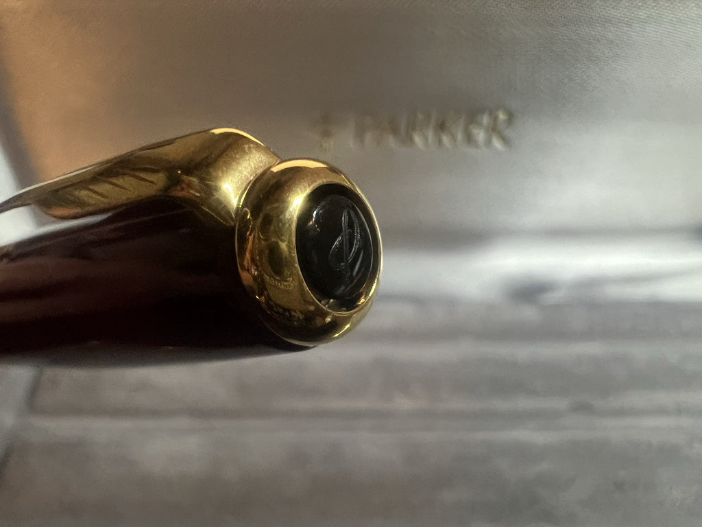 Parker Stylo-Plume Stylo à Plume Sonnet P II France Rouge Et Plaqué Or F