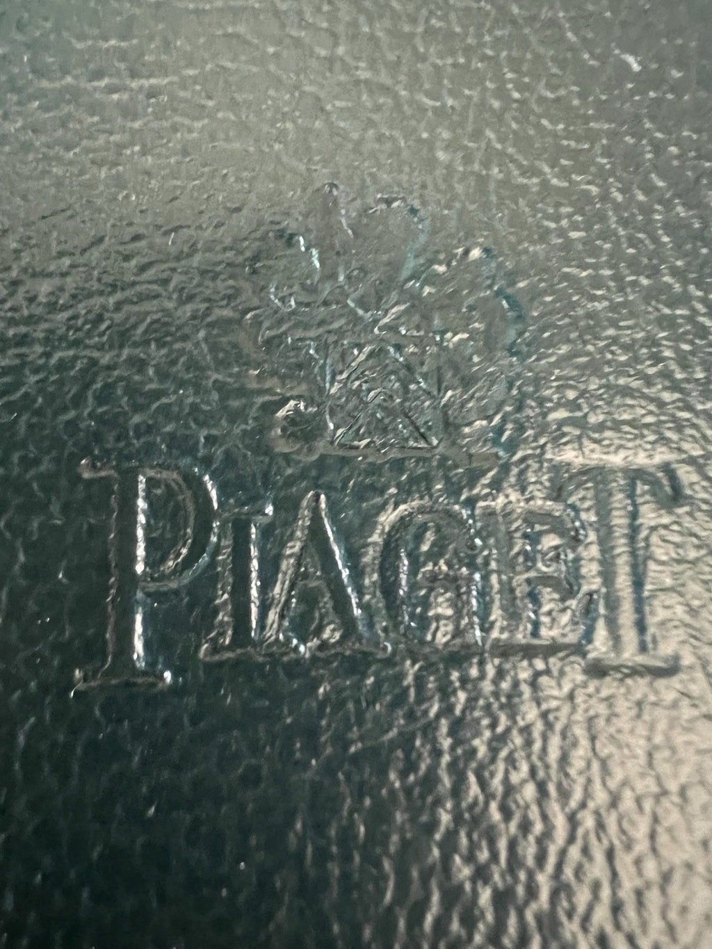 PIAGET Warranty Holder Blue Leather Watch