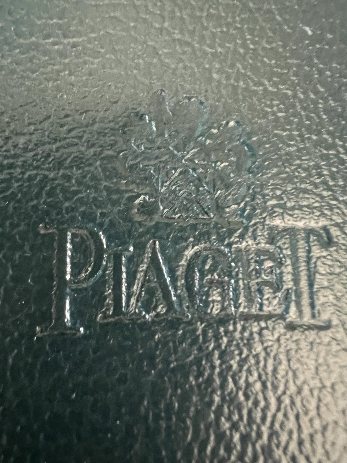 PIAGET Warranty Holder Blue Leather Watch