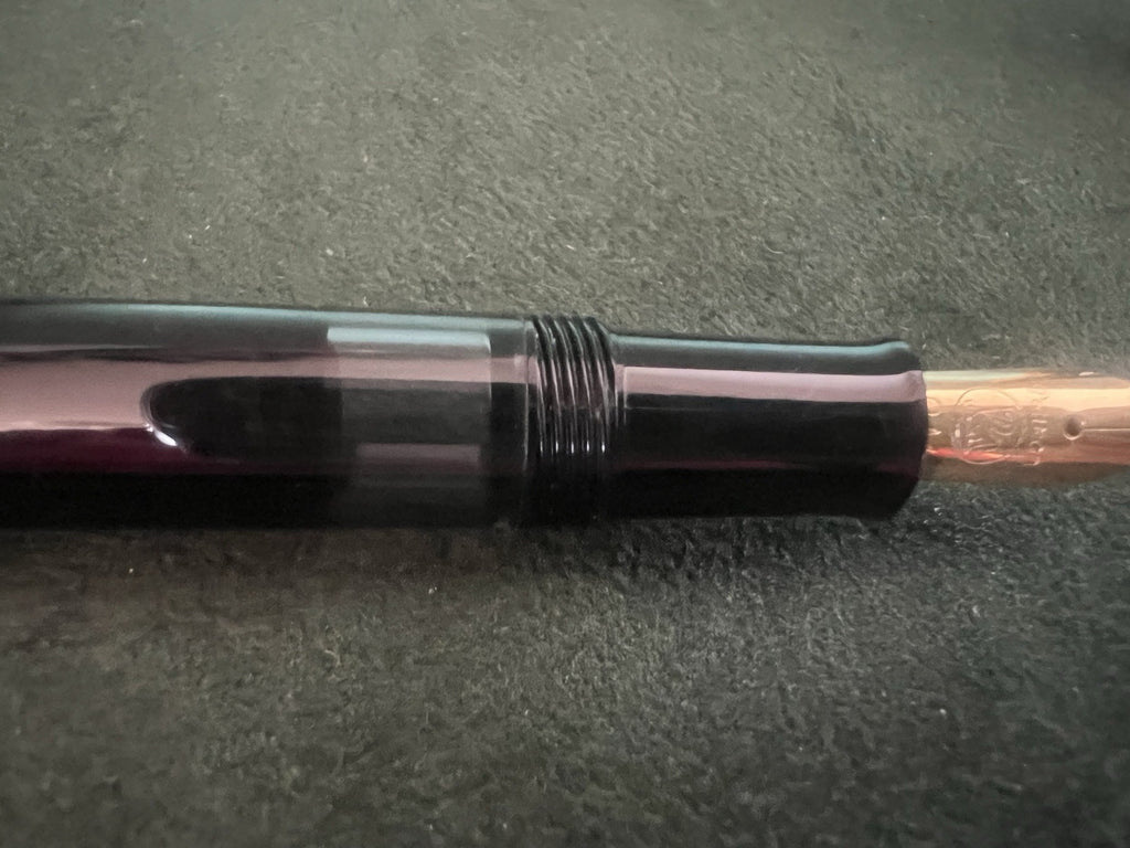 Pelikan Stylo-Plume Stylo à Plume Noire M250 Piston Transparent Om Garantie