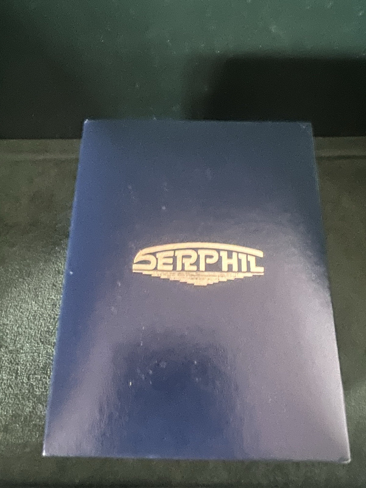Serphil Boîtier Boîte Montre Coffret Housse Loquet Tag Complet Vintage