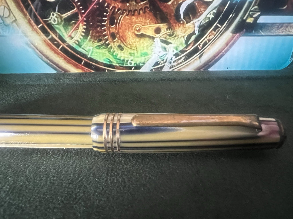 TIBALDI Stylo À Plume 50 En Celluloïd À Piston Nib M Vintage