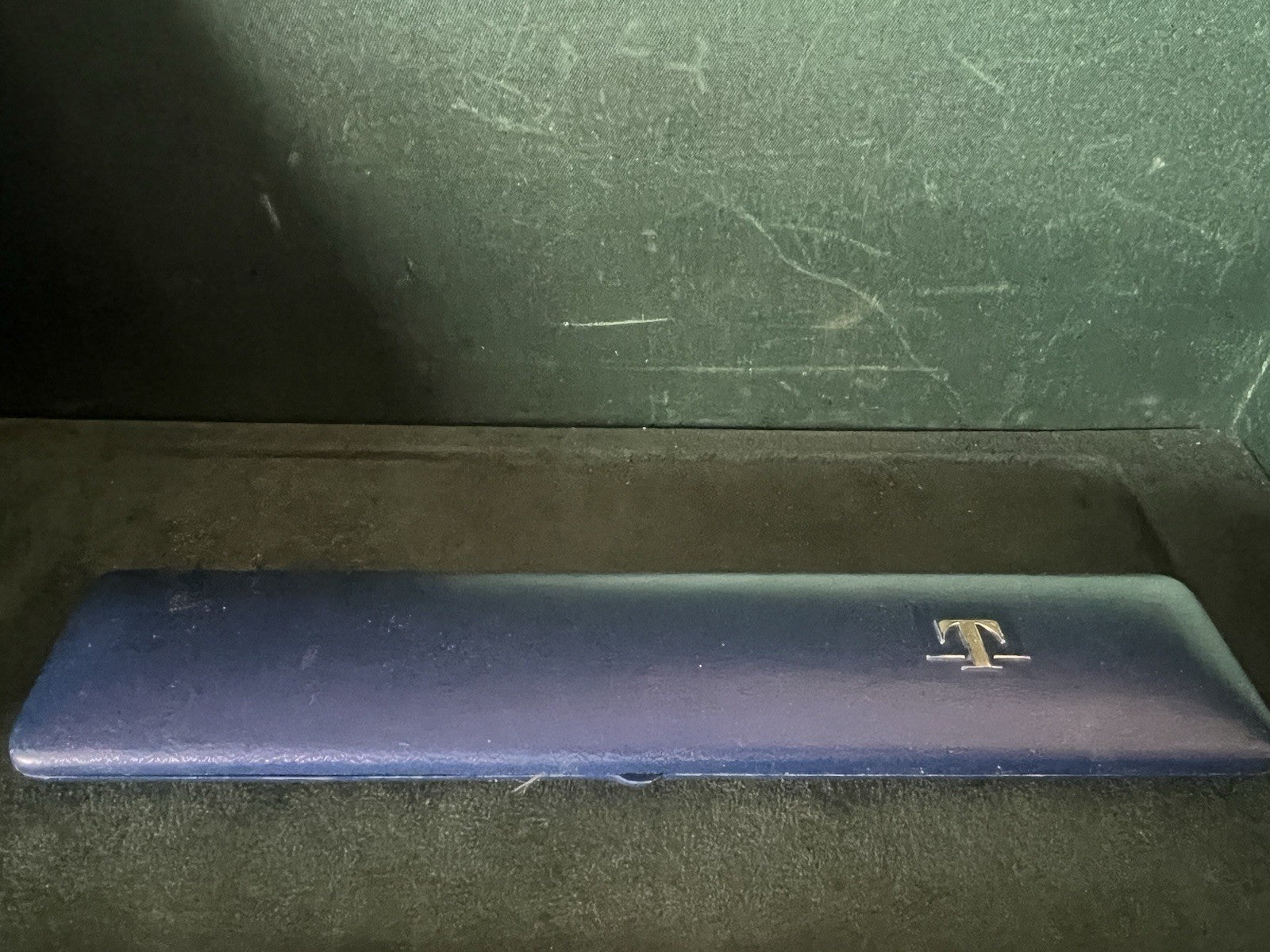 🔴 TISSOT box scatola orologio astuccio custodia cofanetto blu vintage