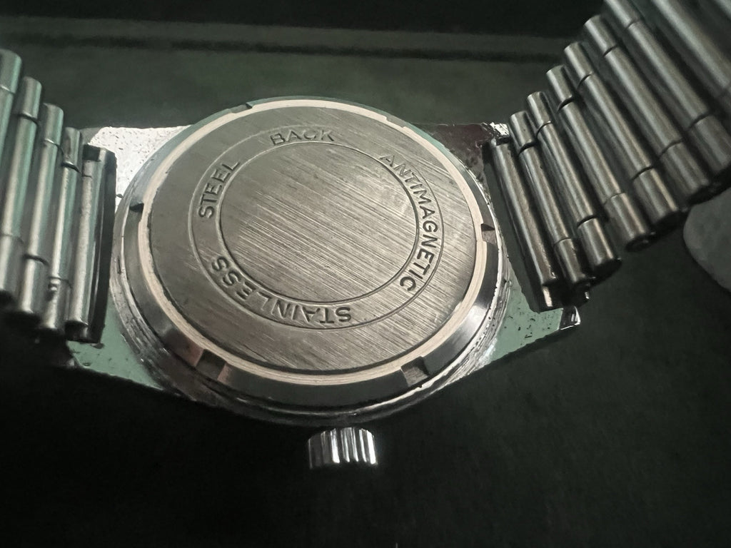 🔴 BREIL orologio acciaio carica manuale funziona con scatola vintage